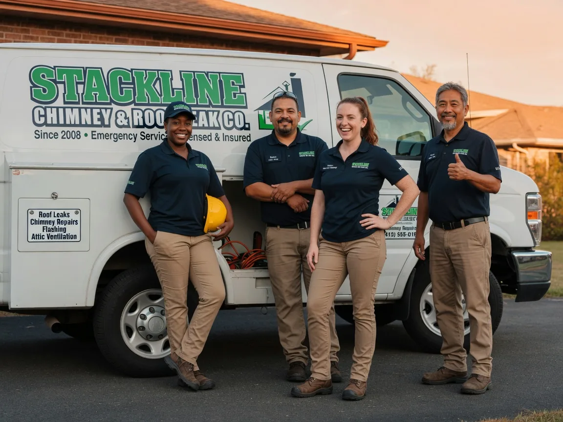 Chimney flashing repair company in Harrisburg, NC